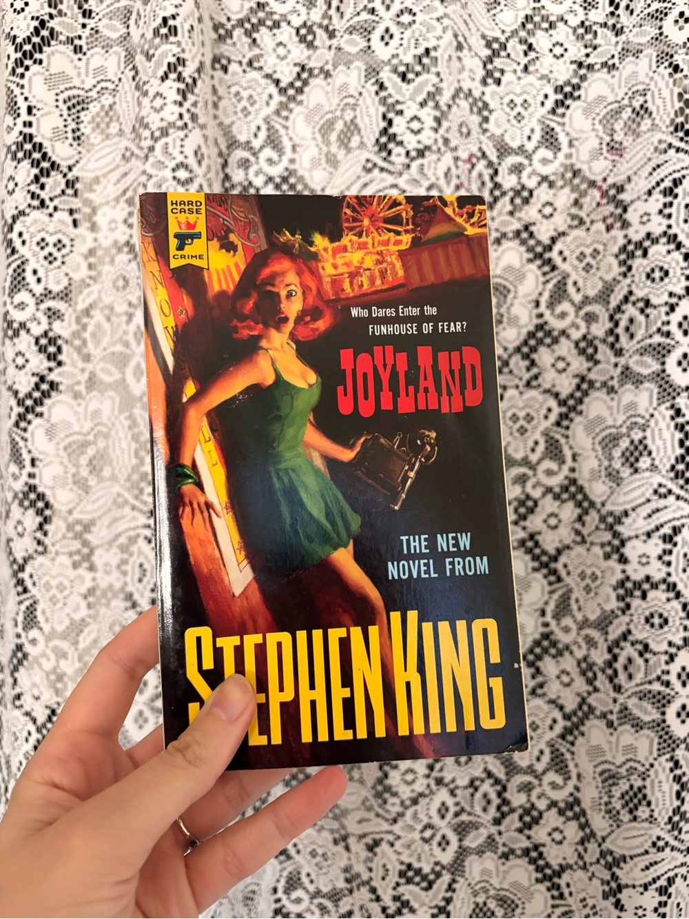 Joyland by Stephen King — Vintage Thriller Paperback with Green Cover Art